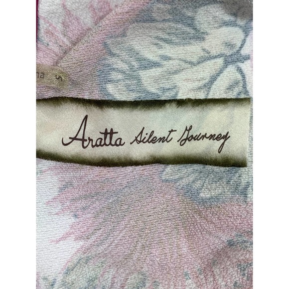 Aratta Silent Journey Rustic Luxury Dress Boho Gypsy Festival Summer Mesh Anthro - Picture 11 of 13